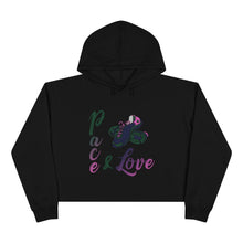 Load image into Gallery viewer, Pace &amp; Love Crop Hoodie