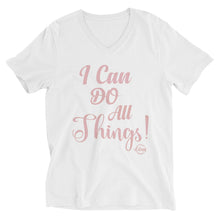 Load image into Gallery viewer, I Can Do All Things - Short Sleeve V-Neck T-Shirt