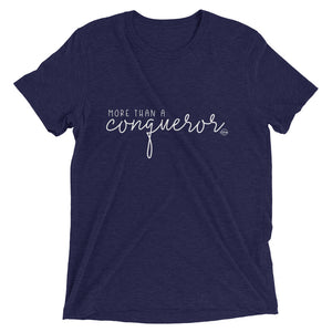 More Than A Conqueror - Short sleeve t-shirt